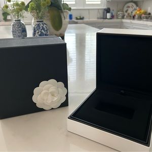 Chanel BOX ONLY with box inside for jewelry piece